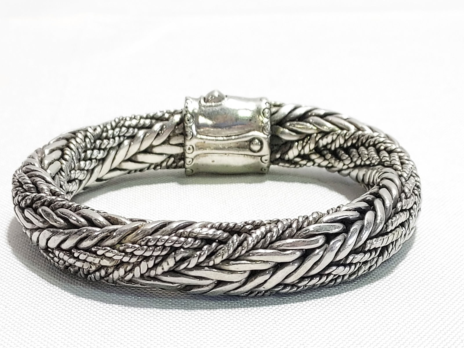 H516 John Hardy woven / braided sterling bracelet (1 of 5)