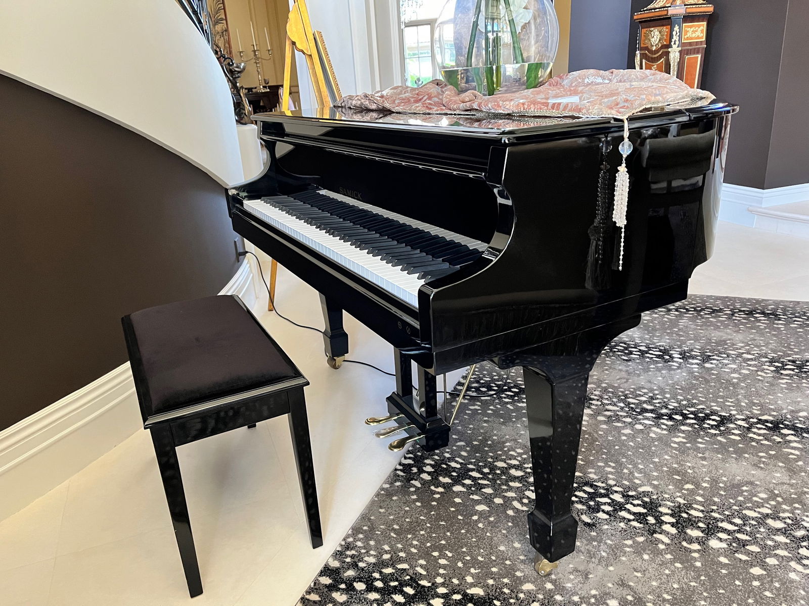 H315 Samick Baby Grand Piano OEG0323 & Bench (1 of 8)