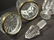 FOUR CONTEMPORARY GLASS PERFUME BOTTLES - 8