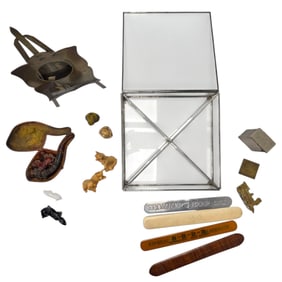 LOCOMOTIVE KNIFE, MEERSCHAUM, PAGE TURNERS, FRAME