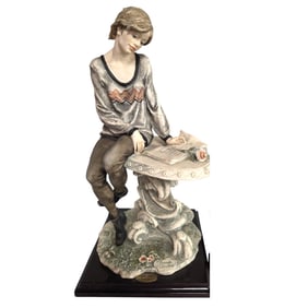 GUISEPPE ARMANI SCULPTURE OF A WOMAN READING