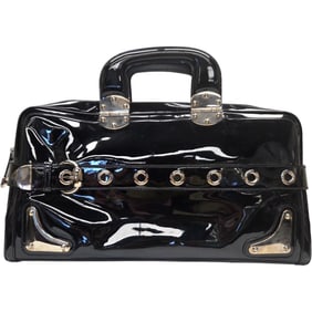 GUCCI PATENT LEATHER ROMY PURSE
