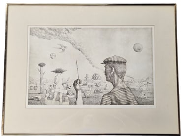 JOHN WILDE" WILDVIEW II" L.E. ETCHING PRINT