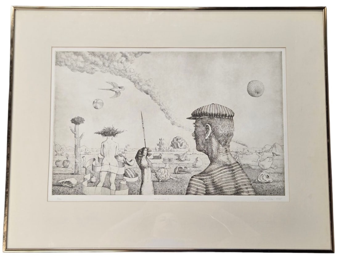 JOHN WILDE" WILDVIEW II" L.E. ETCHING PRINT (1 of 10)