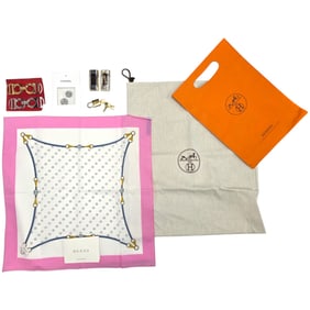 CARTIER PERFUME, VUITTON LOCK, SCARF, ETC.