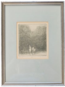 HAROLD ALTMAN "TRIO" TRIAL PLATE ETCHING