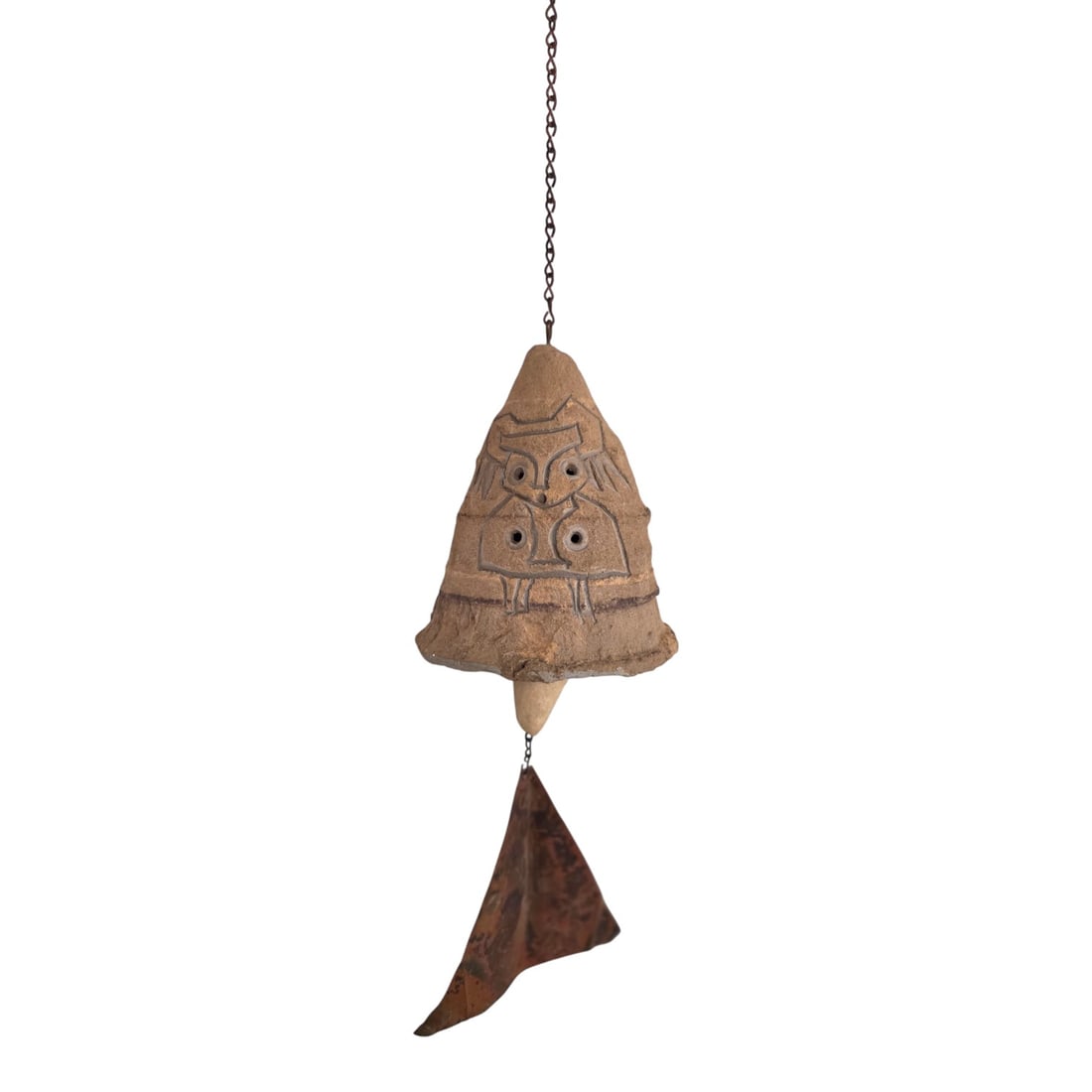 EARLY PAOLO SOLERI CERAMIC WIND CHIME (1 of 7)