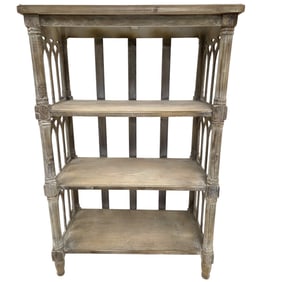 4 TIER WOOD BOOKSHELF
