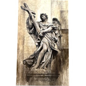 PAMELA SPIKA GUARDIAN SERIES OIL ON CANVAS 60"