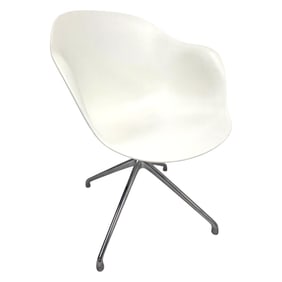 BOCONCEPT " ADELAIDE" WHITE SWIVEL CHAIR
