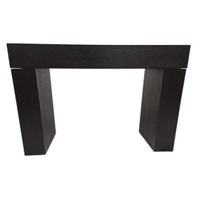 DARK WOOD MODERN CONSOLE TABLE