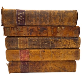5 HISTORICAL VINTAGE BOOKS