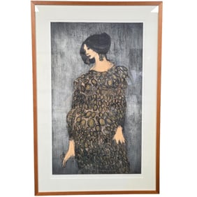 DEAN JACKSON MEEKER "ESTHER" L.E. PRINT ON PAPER