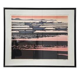 ABSTRACT "NEAR KUMAMOTO" LE 47/100 PRINT ON PAPER