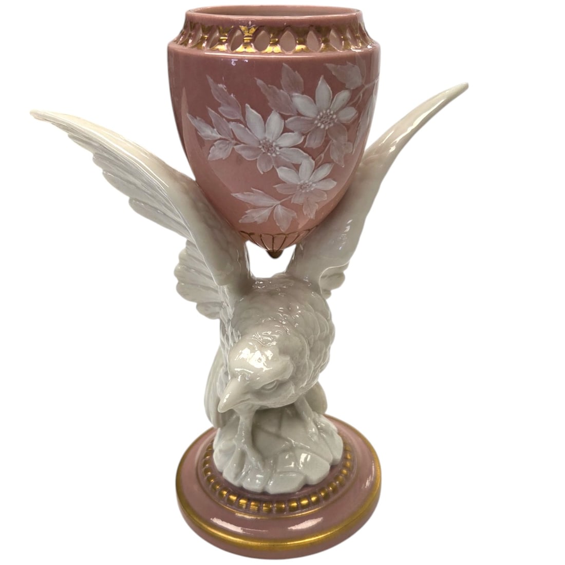 GRAINGER WORCESTER FIGURAL BIRD VASE (1 of 8)