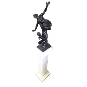 JEAN DE BOLOGNE RAPE OF SABINES BRONZE W/PEDESTAL