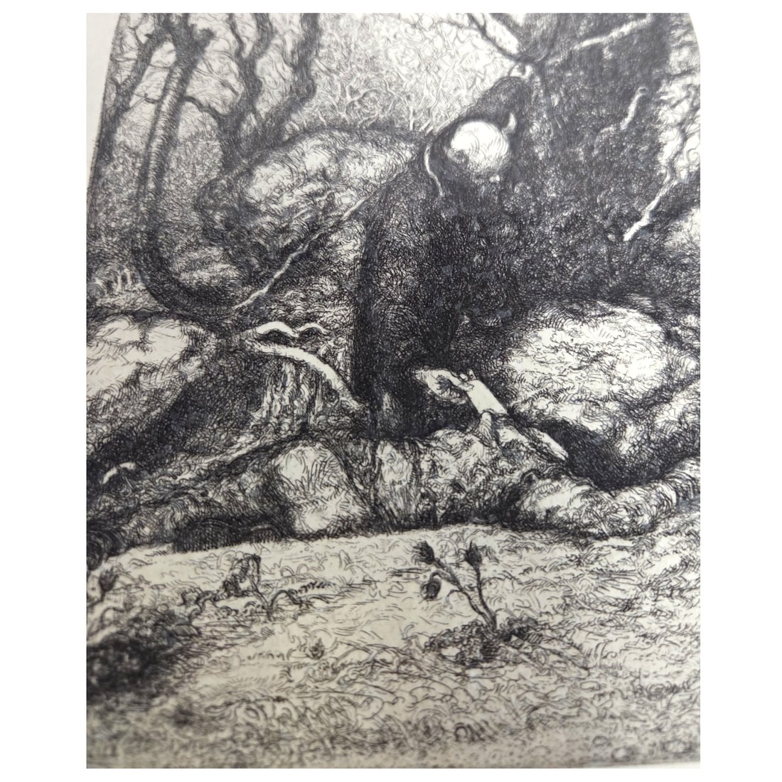 DEVIL & SLEEPING MESSENGER PRINT BY SILVERSTEIN - 9