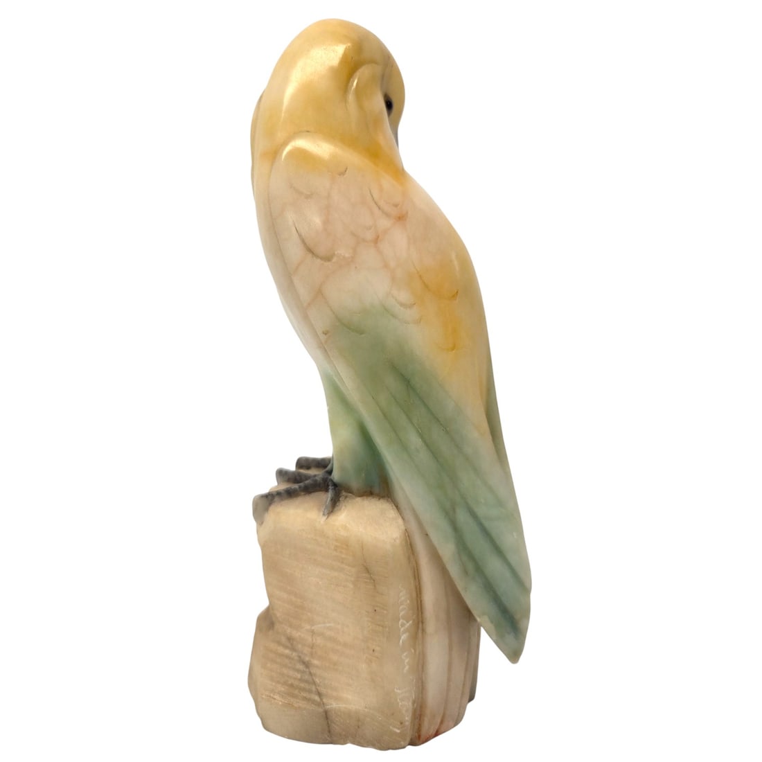 ALABASTER AND MARBLE PARROT - 2