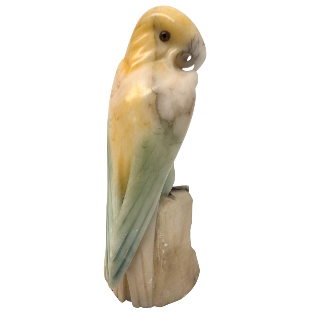 ALABASTER AND MARBLE PARROT - 3