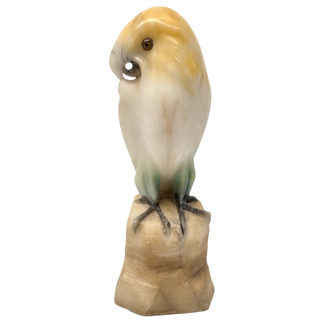 ALABASTER AND MARBLE PARROT - 4