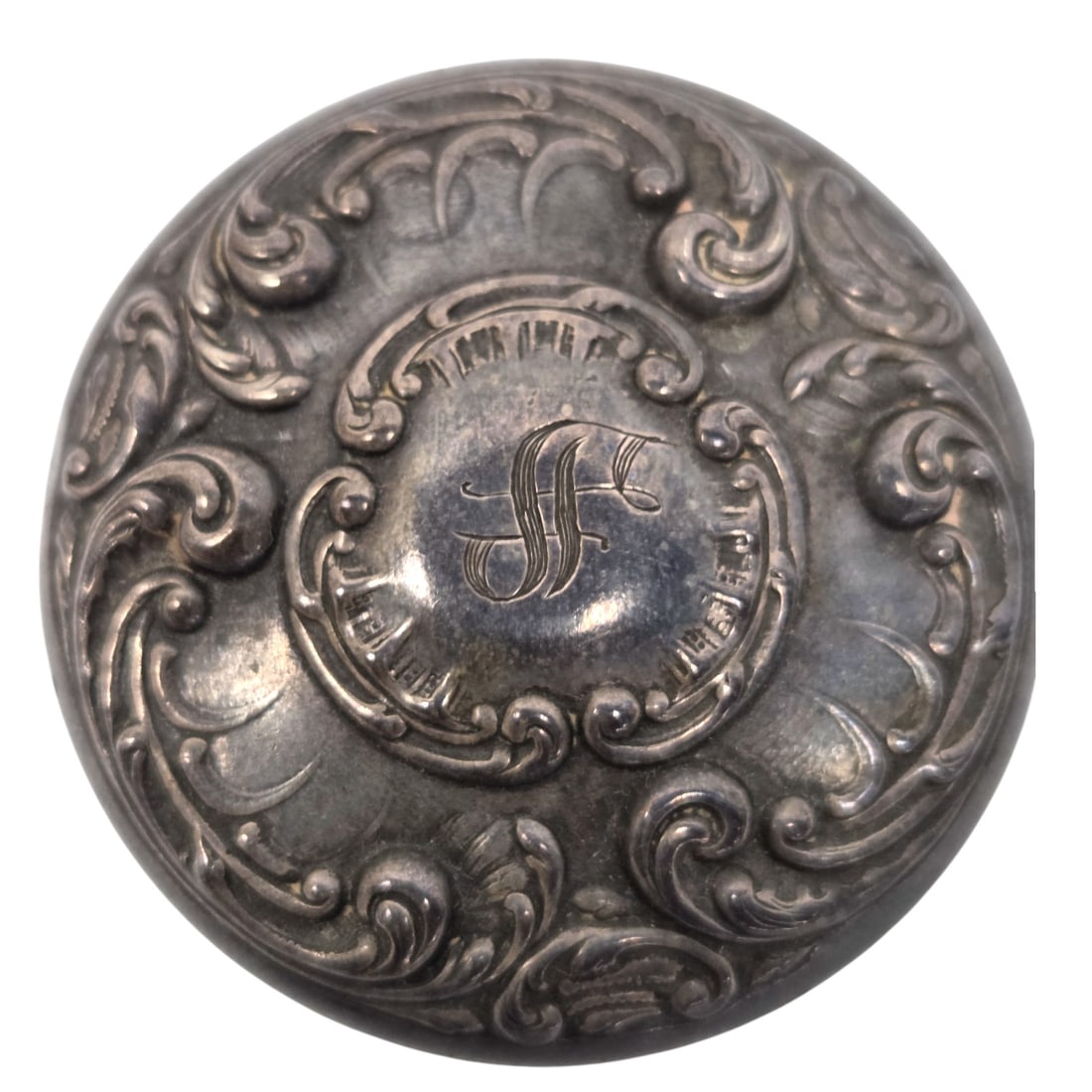 6 PC STERLING SILVER VANITY SET - 7