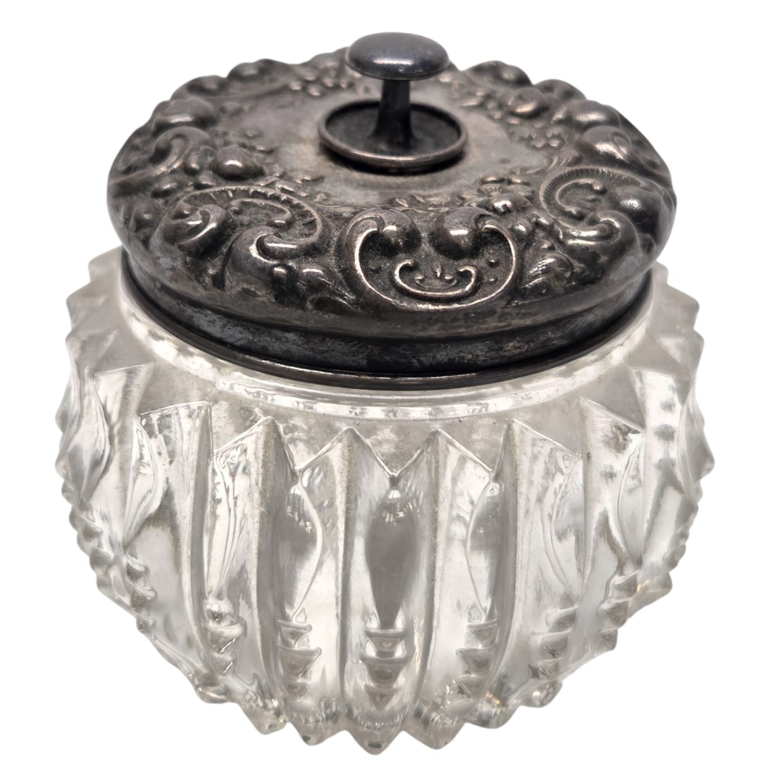 6 PC STERLING SILVER VANITY SET - 8