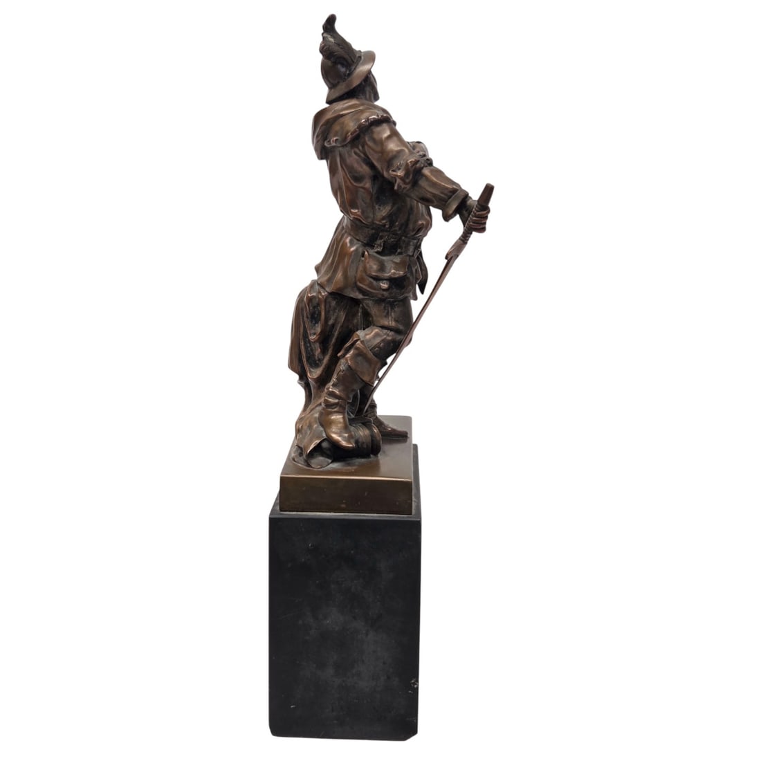 VIKTOR TILGNER BRONZE & MARBLE BOOKENDS - 9