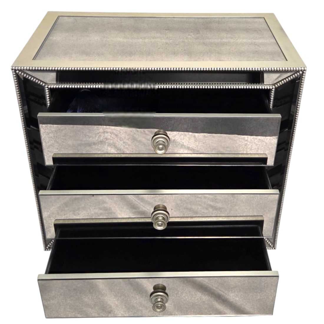3 DRAWER MIRRORED SMALL CHEST - 2