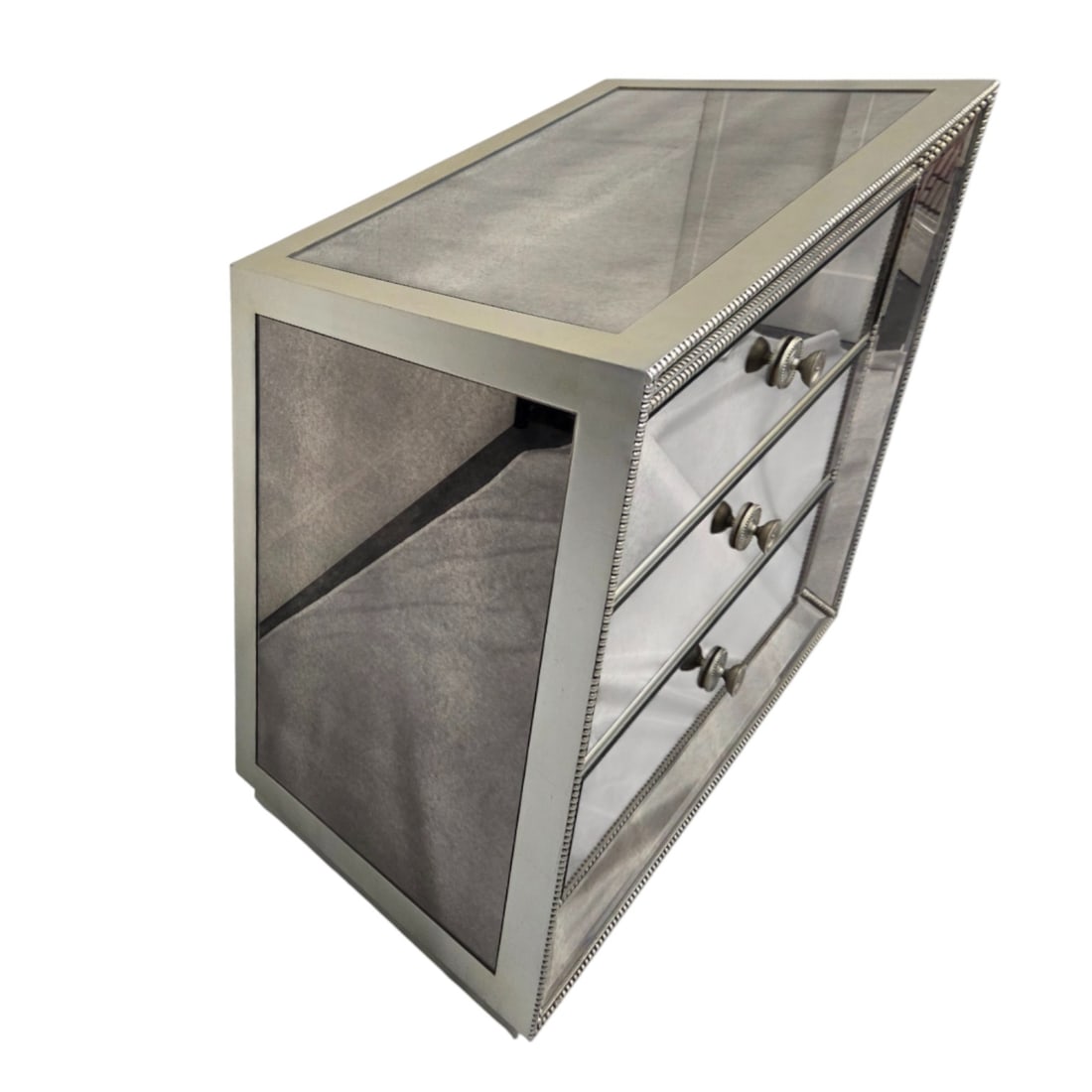 3 DRAWER MIRRORED SMALL CHEST - 5