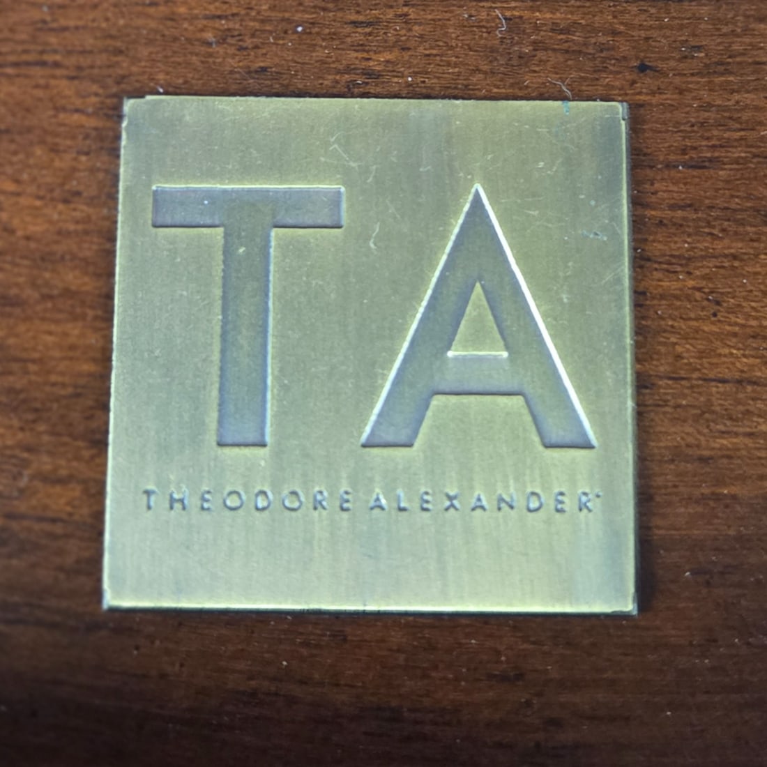 THEODORE ALEXANDER ROUND WOOD TABLE - 3