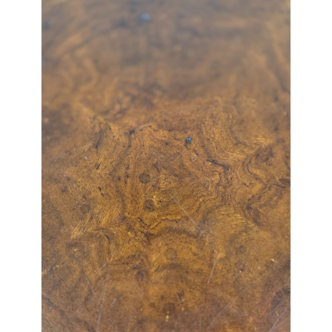 THEODORE ALEXANDER ROUND WOOD TABLE - 4