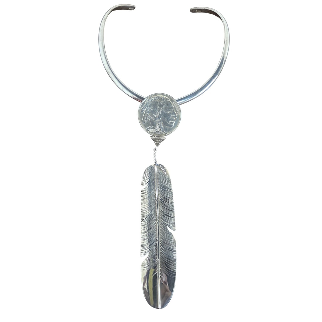 2001D COMMEMORATIVE SILVER DOLLAR ON TORQUE - 2