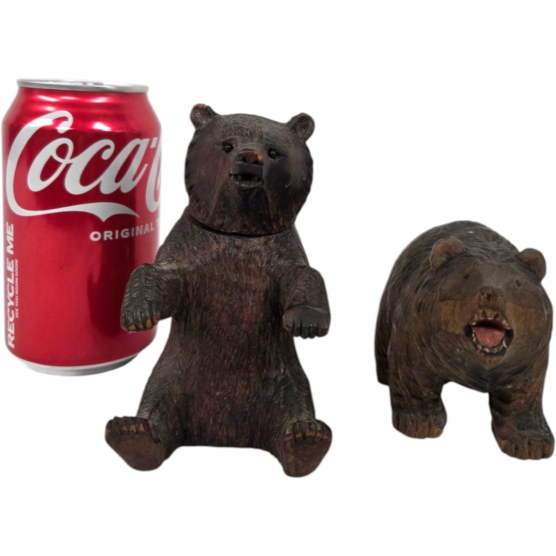 2 BLACK FOREST BEARS - 1 AS AN INK WELL & 1 WALKING (1 of 12)