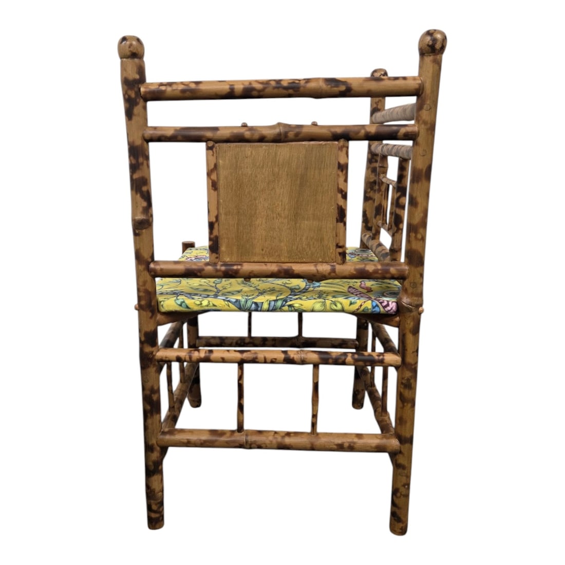 TWO BAMBOO CORNER CHAIRS - 3