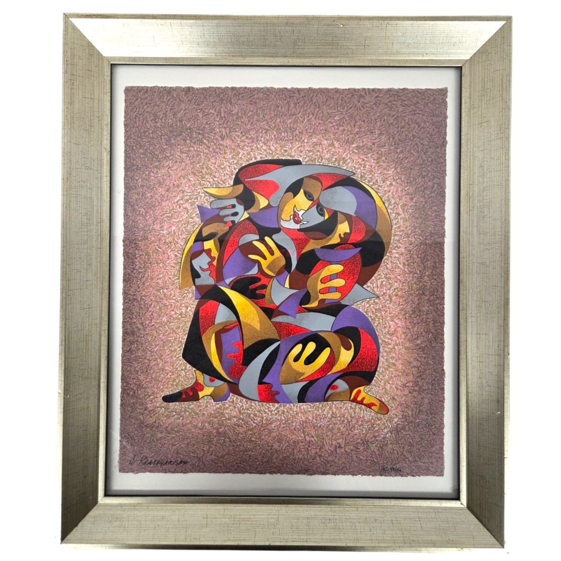 CONFESSION HC SERIGRAPH BY KRASNYANSKY: Confession 1998. HC Serigraph Limited Edition 49/50 in color, on wove paper. Signed and numbered in ink. Image size 19.5 H x 16.5 . Outside size 25.5 H x 21.25 W . Floated (with spacer) on rag mat und