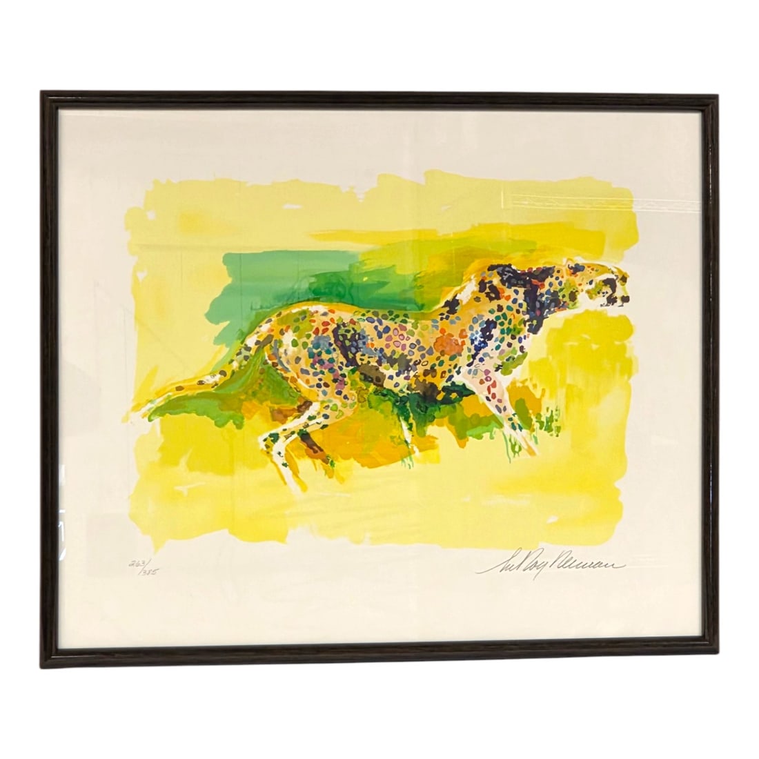 "CHEETAH" L.E. SERIGRAPH PRINT BY LEROY NEIMAN (1 of 9)