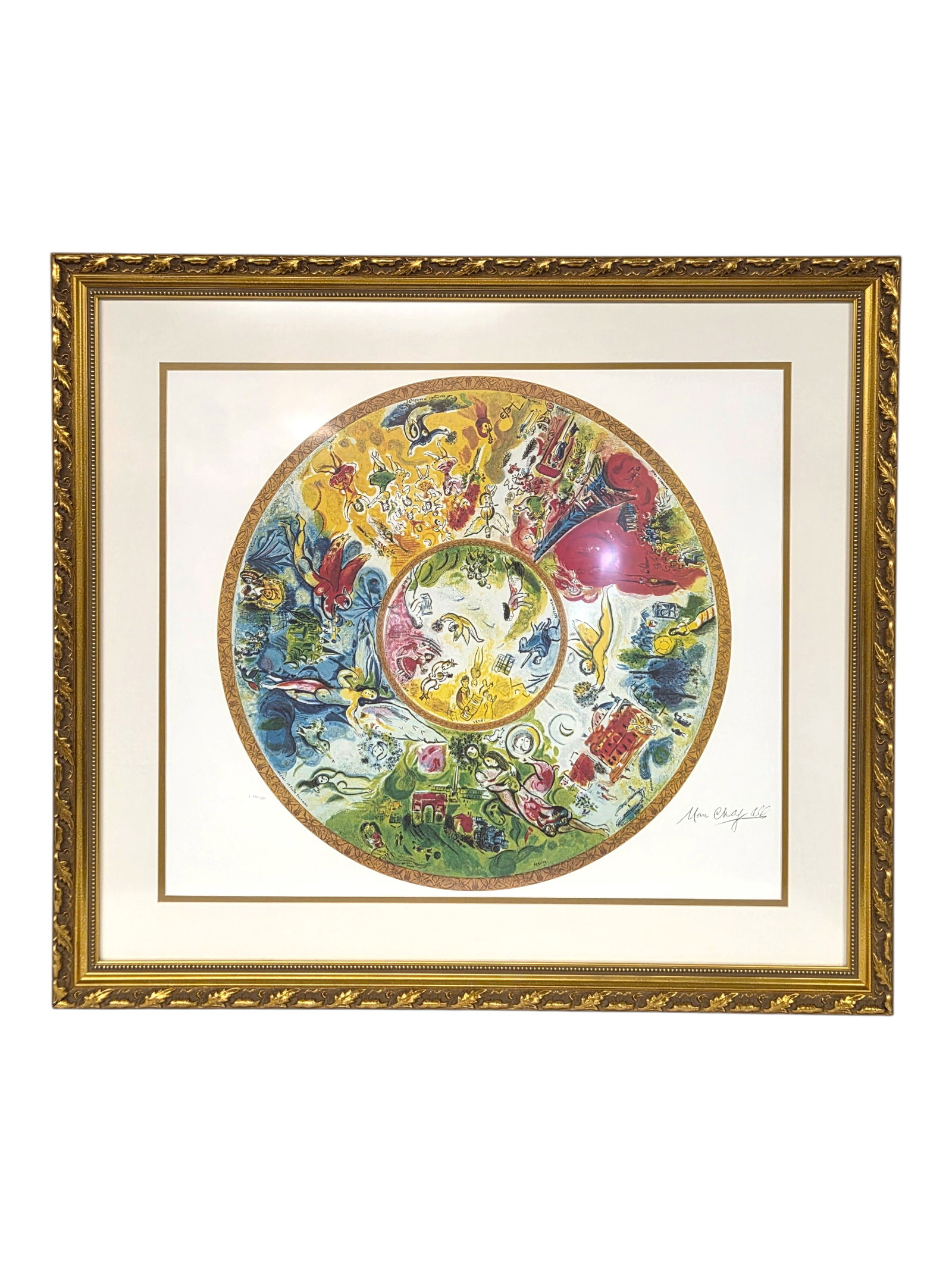 "PARIS OPERA CEILING" OFFSET LITHOGRAPH BY CHAGALL (1 of 11)