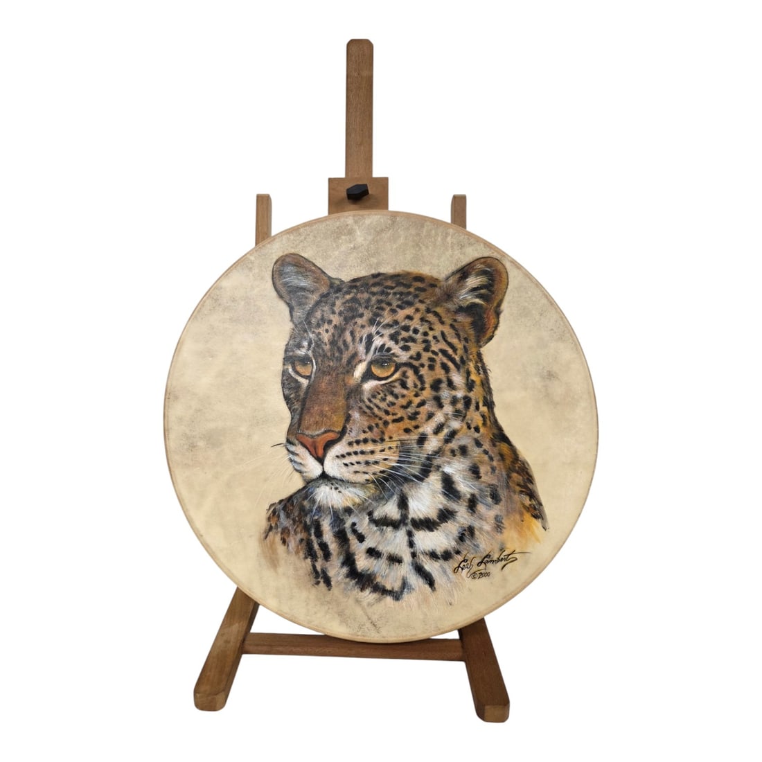 HAND PAINTED SHAMANIC DRUM BY LEAH LAMBERT (1 of 11)