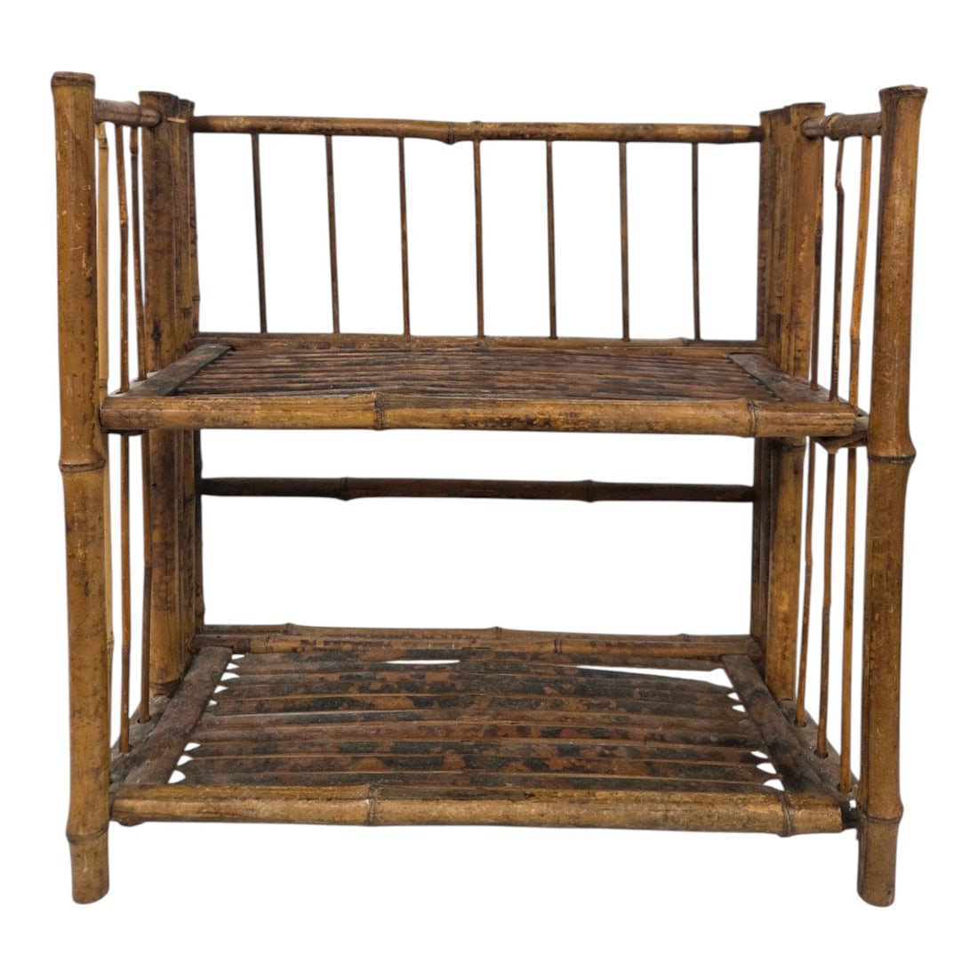 SMALL VINTAGE BAMBOO SHELF (1 of 6)