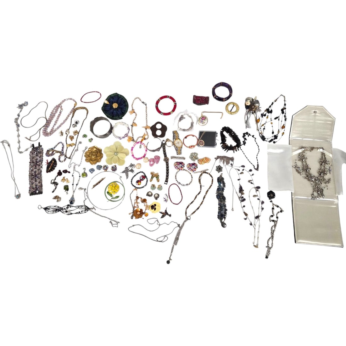 LARGE LOT COSTUME JEWELRY-PANDORA, STERLING (1 of 20)