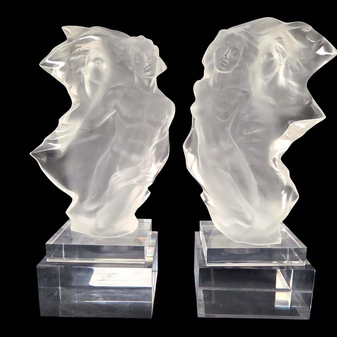 "DUET" ACRYLIC SCULPTURE BY FREDERICK HART (1 of 10)