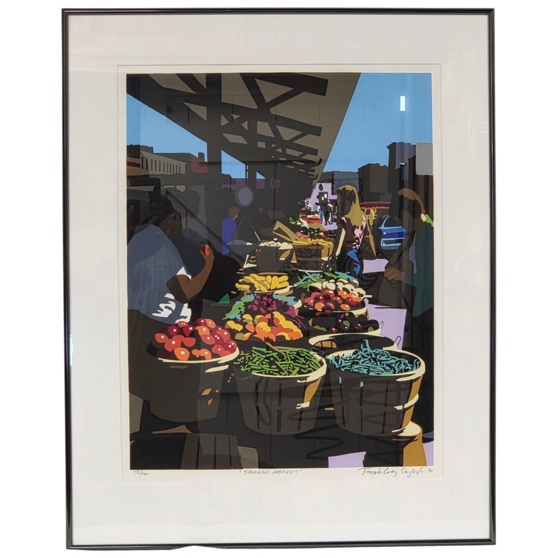 "SUMMER MARKET" L.E. PRINT BY JOESEPH CRAIG (1 of 11)