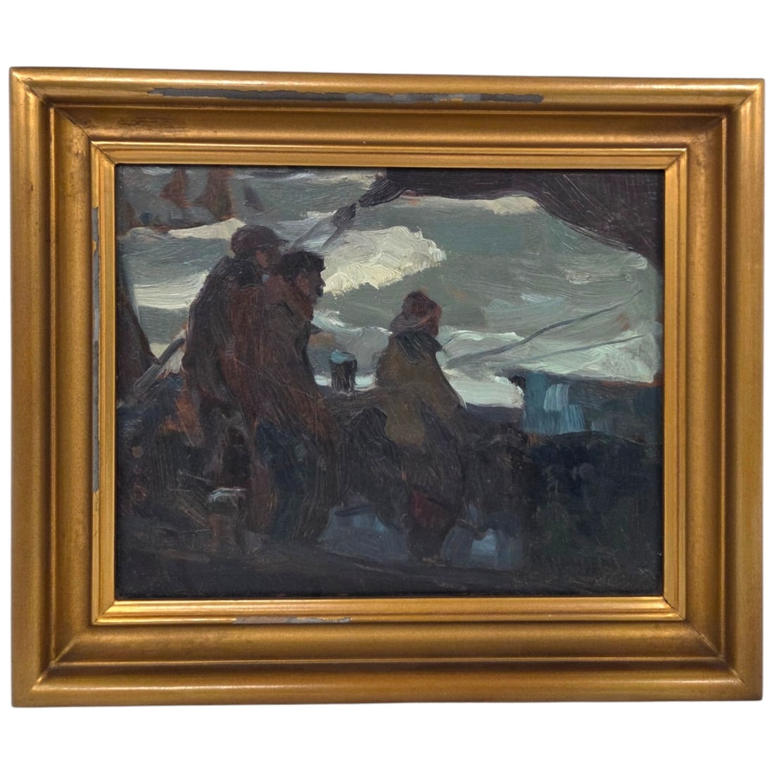 "BEFORE THE WIND" PAINTING BY ARMIN CARL HANSEN (1 of 13)