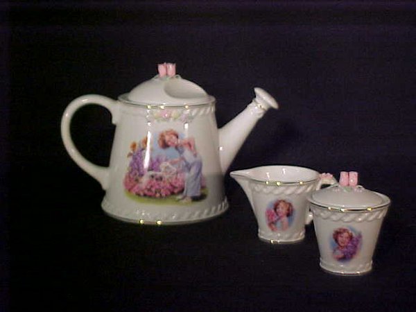 shirley temple tea set