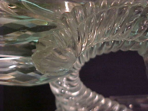 ANTIQUE CRYSTAL CANDELABRA LARGE - 3