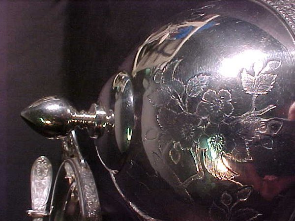 ANTIQUE ENGLISH SILVER PLATE BUTTER DISH - 2