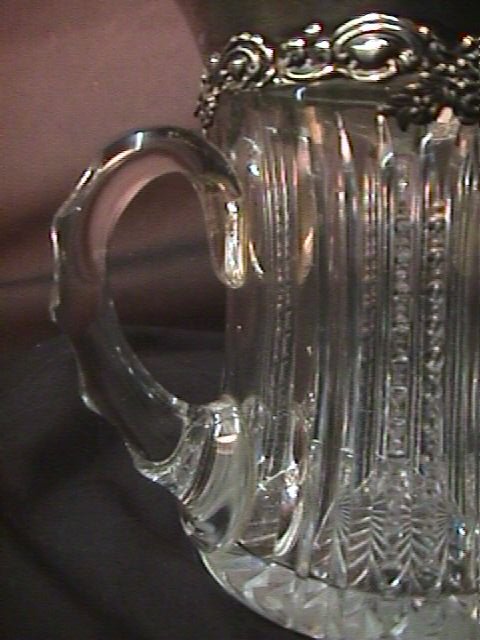 STERLING SILVER CUT GLASS LOVING CUP - 3