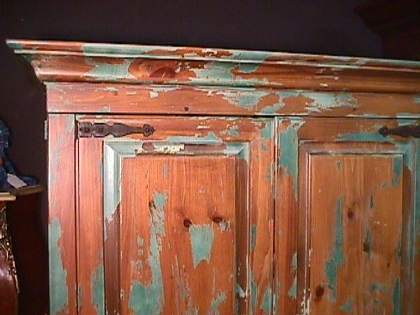 ROBB & STUCKY ARMOIRE PRIMITIVE DISTRESS - 2