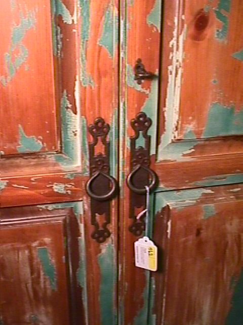 ROBB & STUCKY ARMOIRE PRIMITIVE DISTRESS - 3