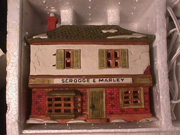 DICKENS VILLAGE RETIRED SCROOGE MARLEY - 2